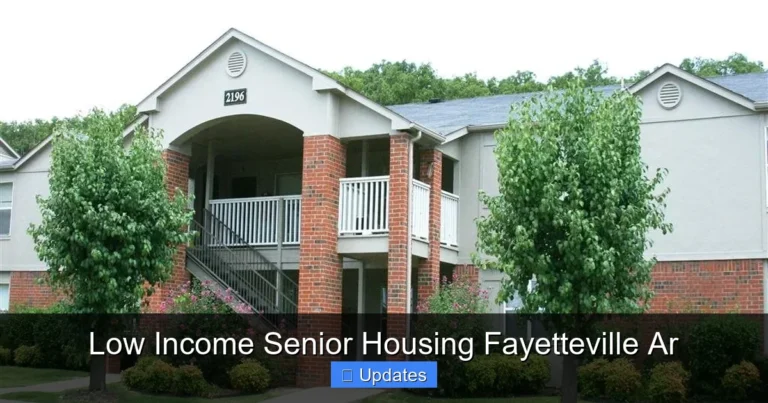 Low Income Senior Housing Fayetteville Ar