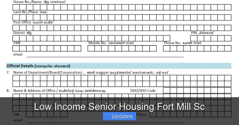 Low Income Senior Housing Fort Mill Sc
