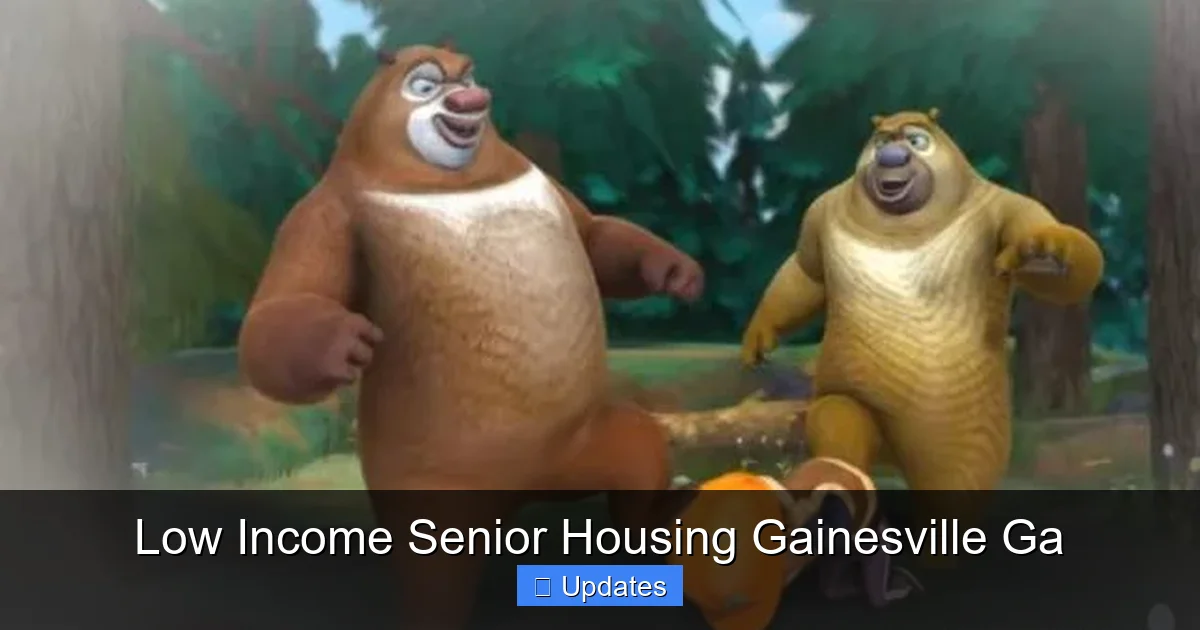 Low Income Senior Housing Gainesville Ga