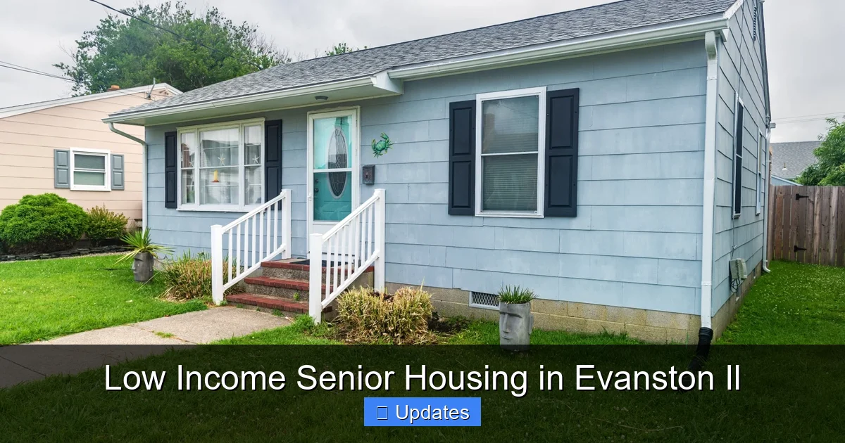 Low Income Senior Housing in Evanston Il