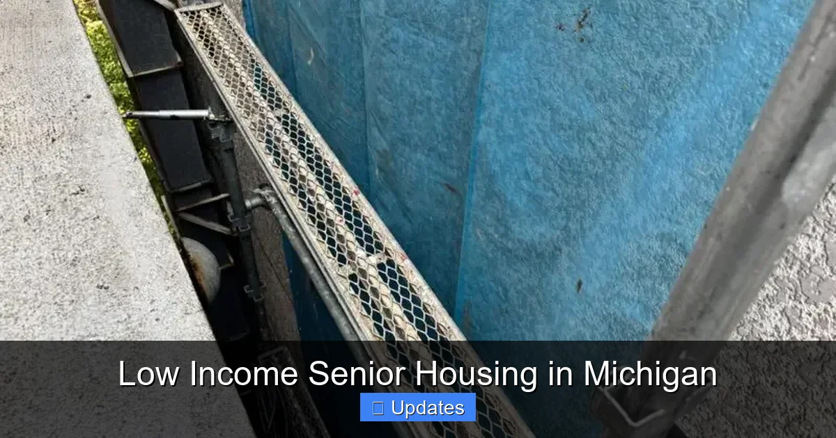 Low Income Senior Housing in Michigan