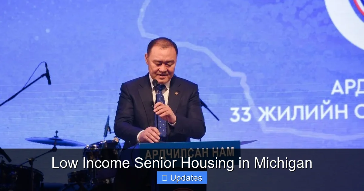 Low Income Senior Housing in Michigan