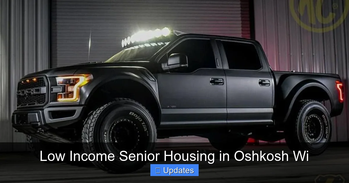 Low Income Senior Housing in Oshkosh Wi