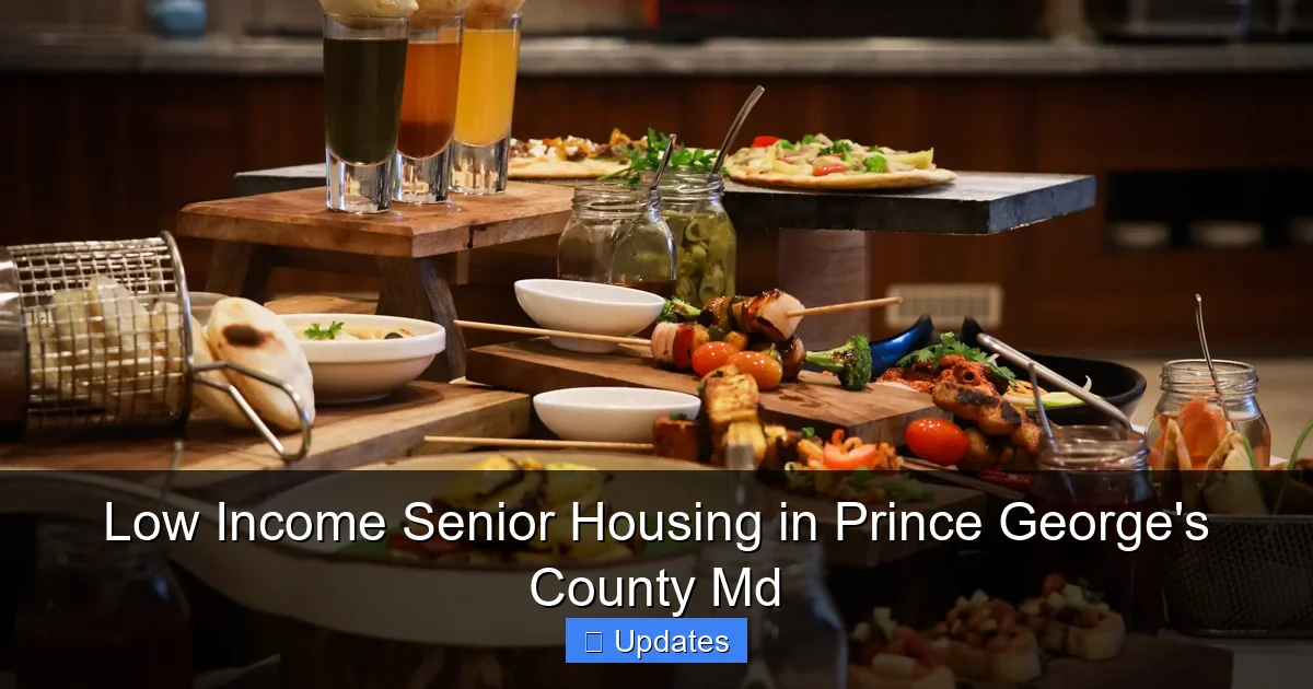 Low Income Senior Housing in Prince George's County Md