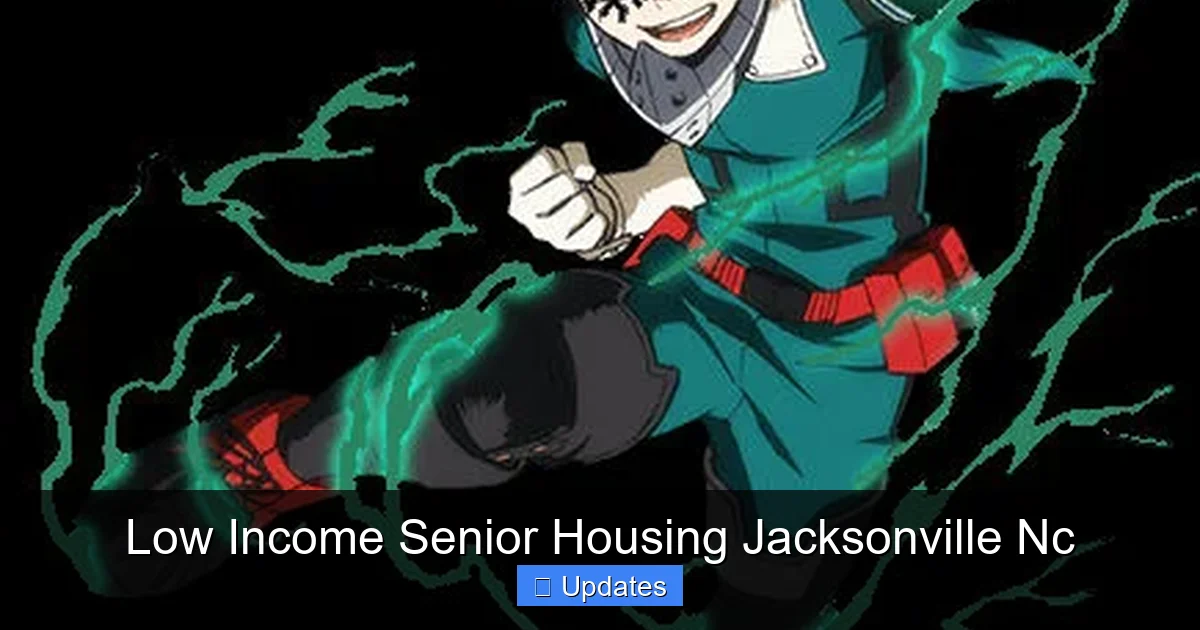 Low Income Senior Housing Jacksonville Nc