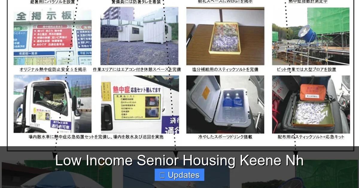 Low Income Senior Housing Keene Nh