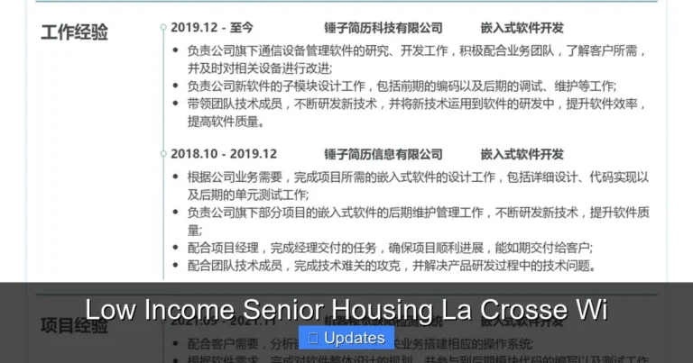 Low Income Senior Housing La Crosse Wi
