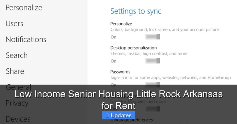 Low Income Senior Housing Little Rock Arkansas for Rent