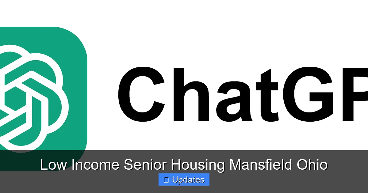 Low Income Senior Housing Mansfield Ohio