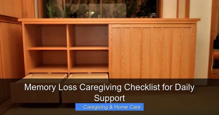 Memory Loss Caregiving Checklist for Daily Support