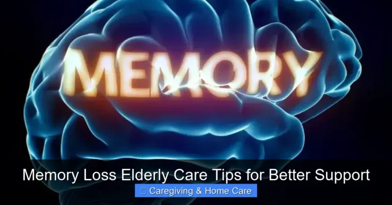 Memory Loss Elderly Care Tips for Better Support