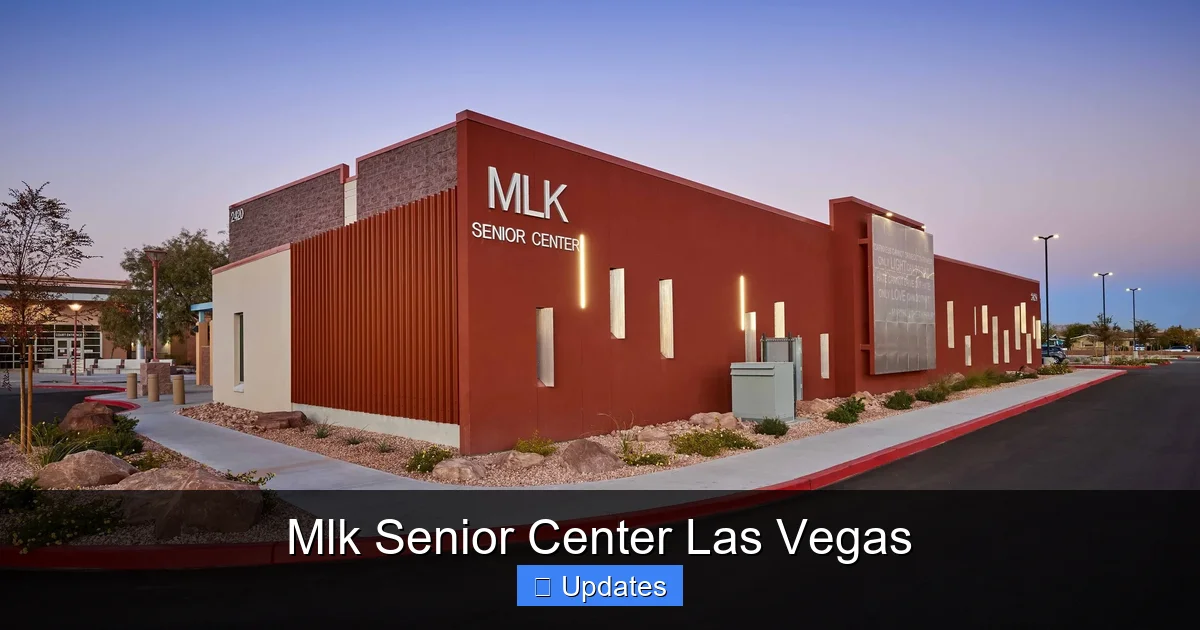 Mlk Senior Center Las Vegas