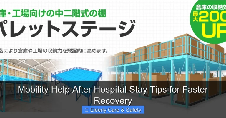 Mobility Help After Hospital Stay Tips for Faster Recovery