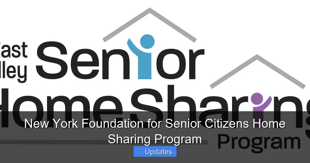 New York Foundation for Senior Citizens Home Sharing Program ...