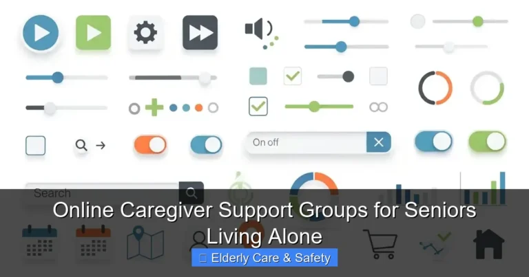 Online Caregiver Support Groups for Seniors Living Alone