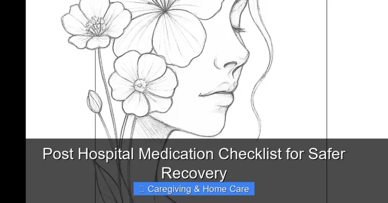 Post Hospital Medication Checklist for Safer Recovery