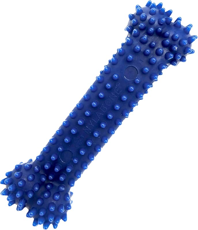 Nylabone Textured Dental Flexi Chew Bone for Dogs, Chicken Flavor, Sma