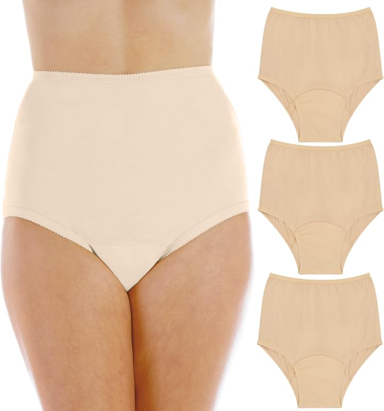 Wearever Women's Reusable Leak-Proof Incontinence Panties with Absorbe