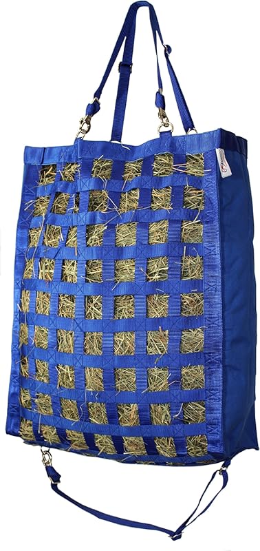 Derby Originals Front Web Slow Feeder Horse Hay Bag with Super Tough B