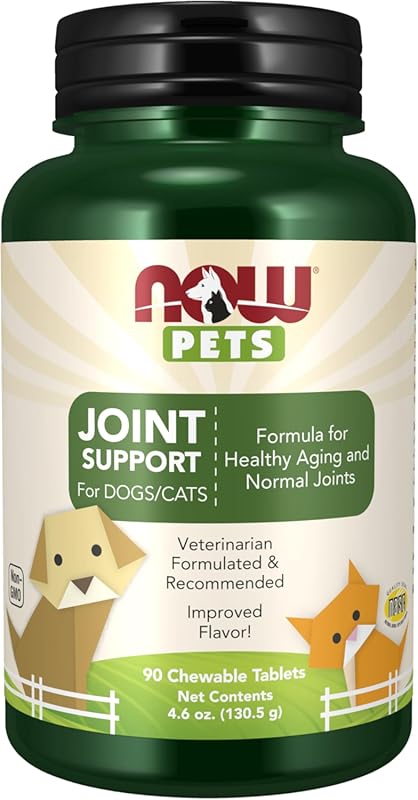 NOW Pet Joint Support Supplement for Cats & Dogs, NASC Certified, 90 C