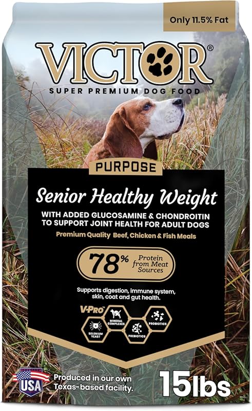 VICTOR Super Premium Senior Healthy Weight Management Dry Dog Food, Gl