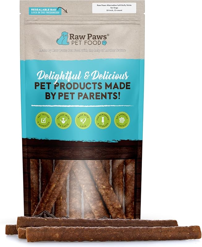 Raw Paws Soft Bully Sticks for Dogs