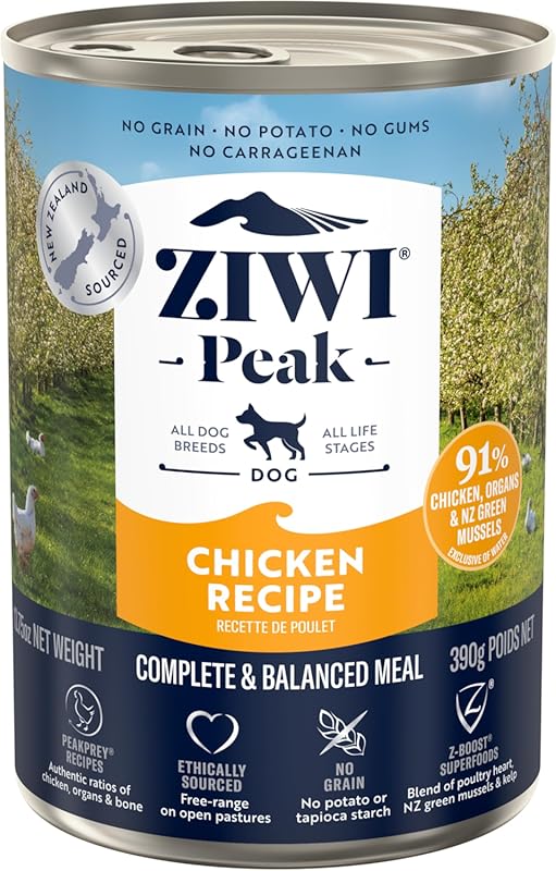 ZIWI Peak High Protein Grain Free Chicken Canned Dog Food - 13.75oz Ca