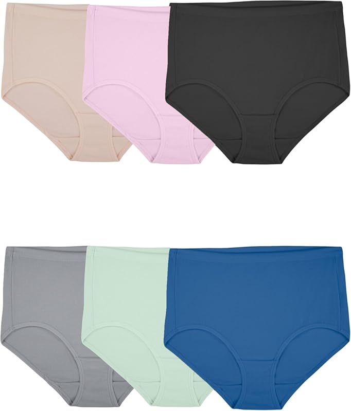 Fruit of the Loom Women's Breathable, Moisture-Wicking Underwear for C
