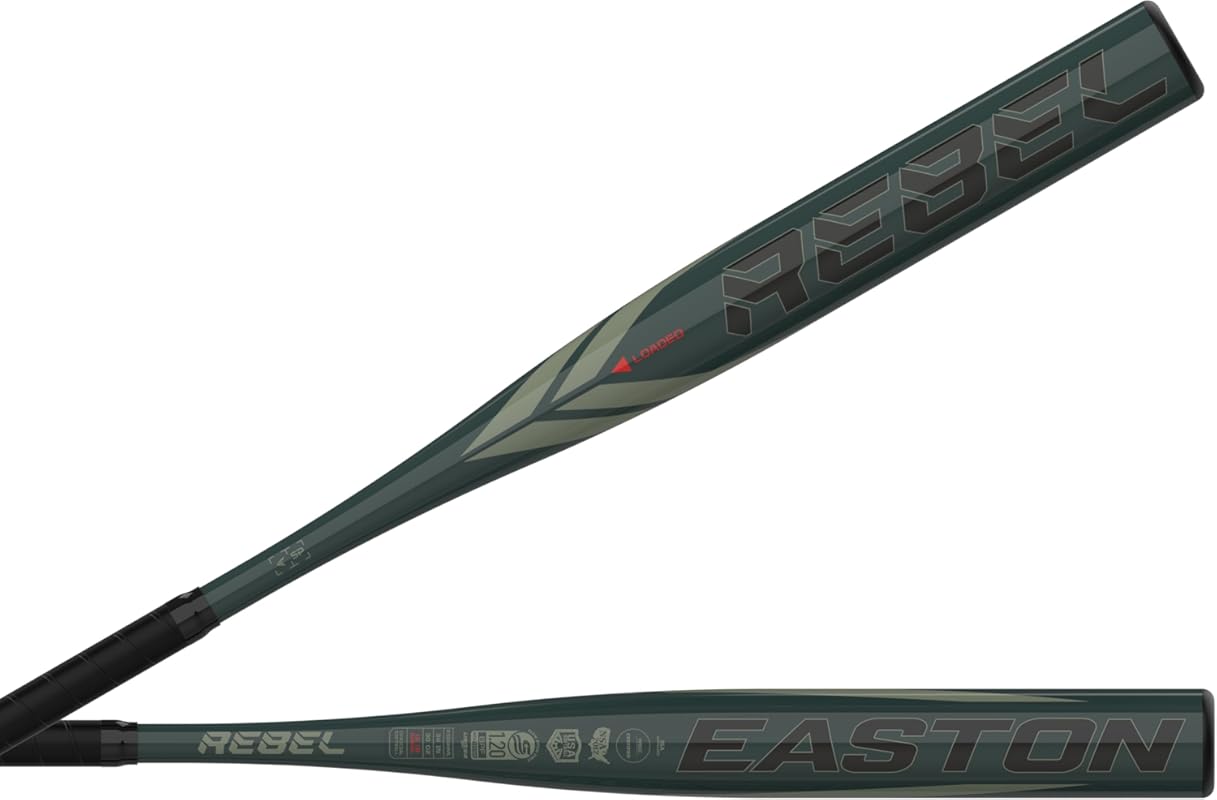 Easton Rebel Slowpitch Softball Bat – All-Field Approved, Loaded, 12