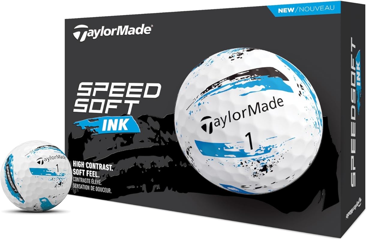 TaylorMade SpeedSoft Golf Balls – Maximum Distance with Ultra-Soft Fee