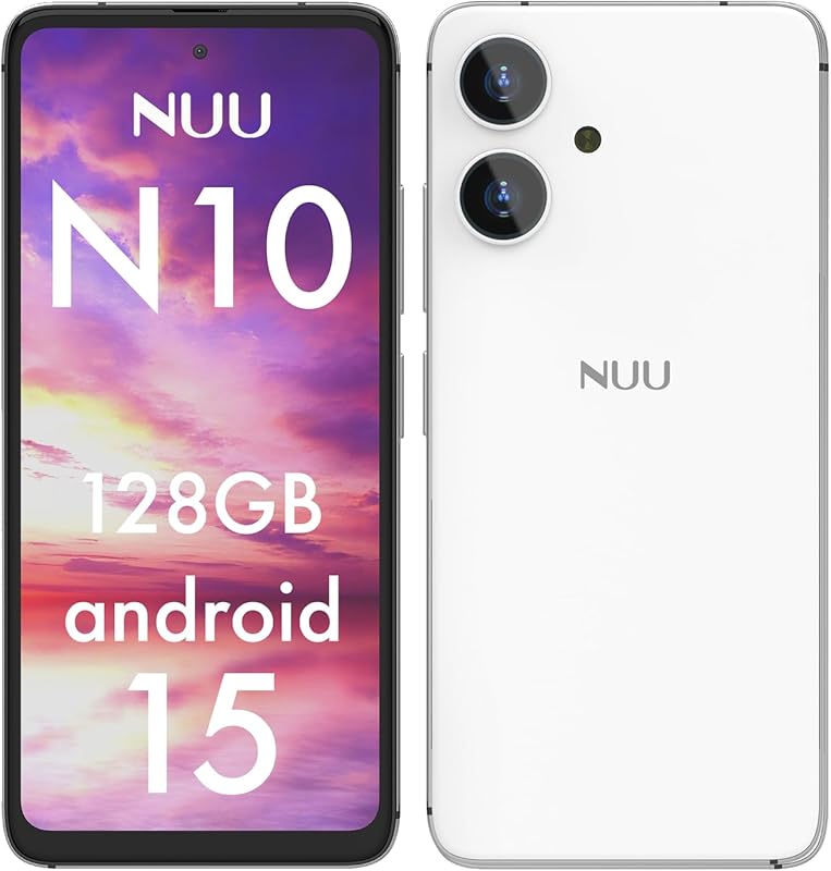 NUU N10 Basic Cell Phone 4GB/128GB Dual SIM 4G Octa-Core 6.6