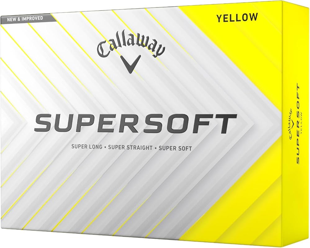Callaway Supersoft 2025 Golf Balls – Ultra-Soft, Long Distance, Premiu