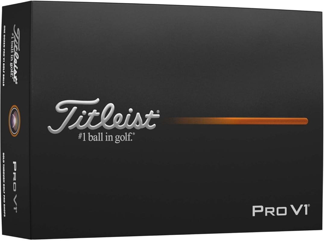 Titleist Pro V1 High-Performance Golf Balls – Tour-Proven, Low Spin, S