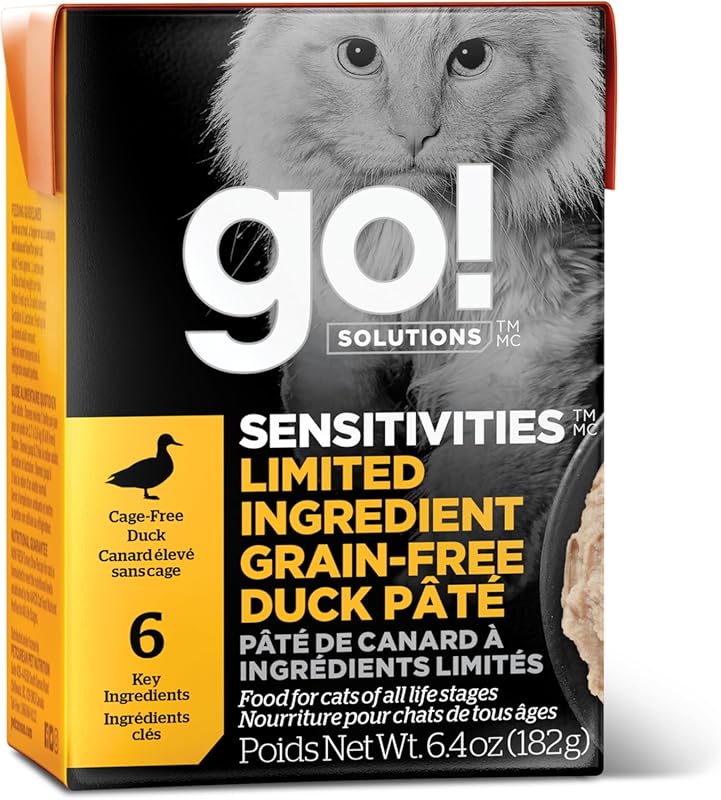 Go! Solutions Sensitivities Limited Ingredient Duck Pâté Wet Cat Food 