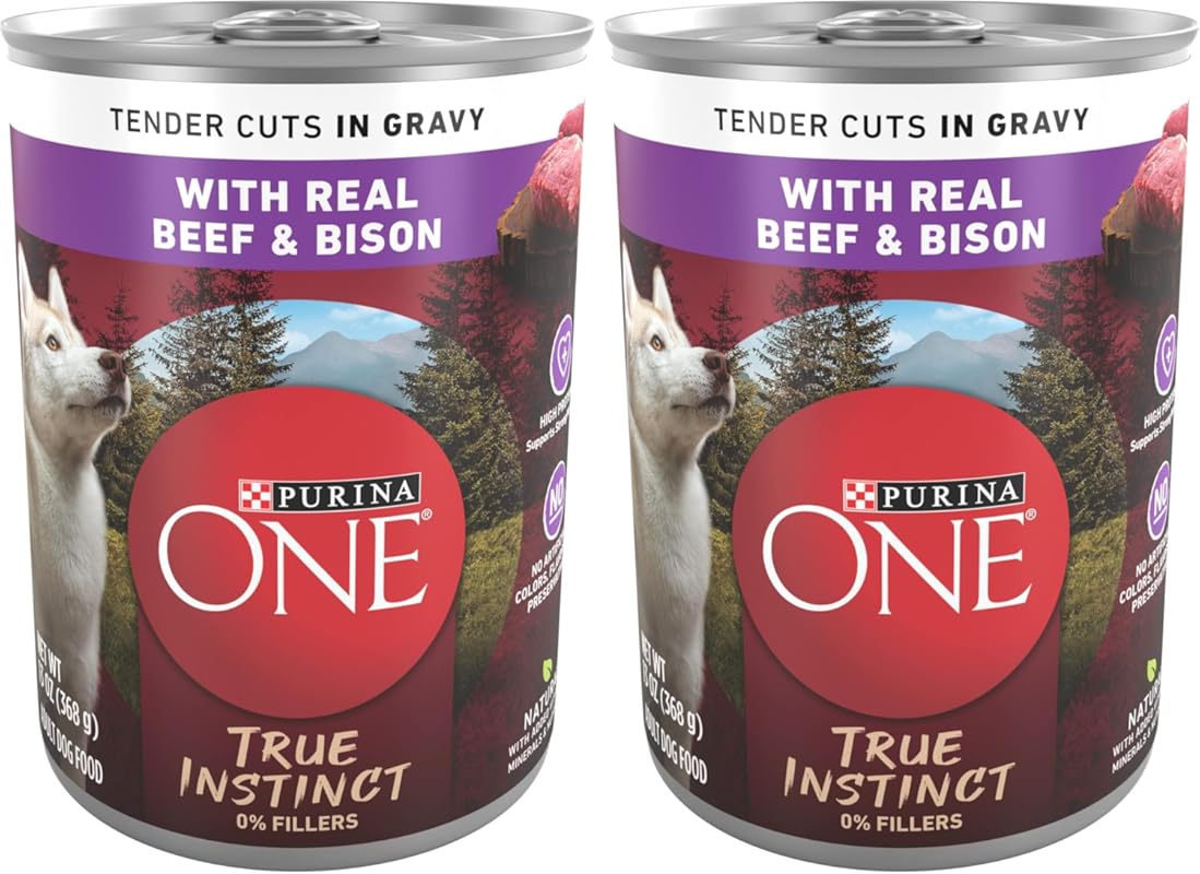 Purina ONE True Instinct High Protein Tender Cuts in Gravy with Real B
