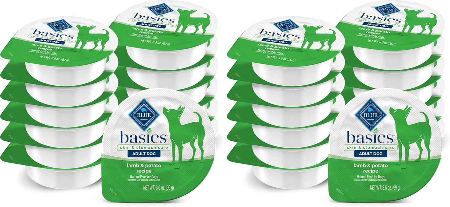 Blue Buffalo Basics Small Breed Grain-Free Wet Lamb Skin Stomach Care,