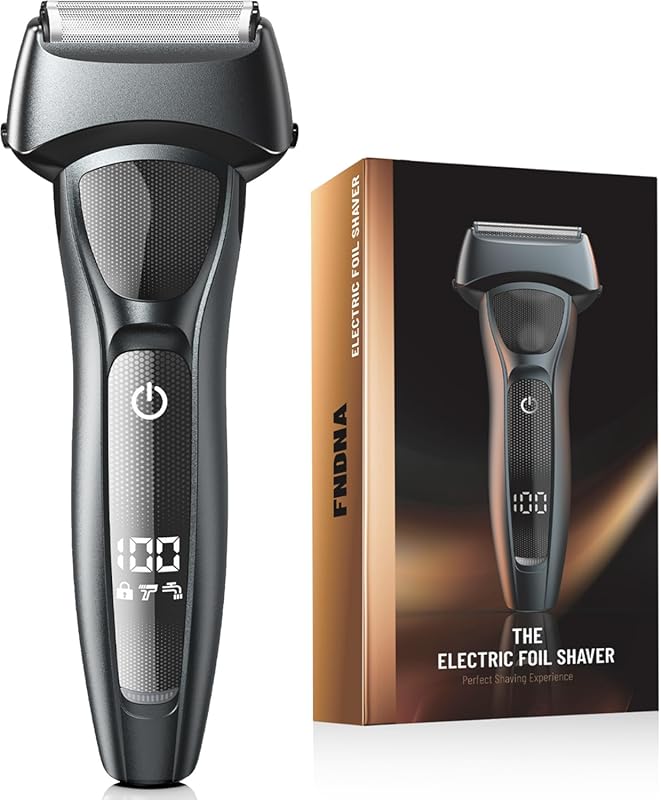 Rechargeable Floating Foil Shaver with LED & 30° Blades