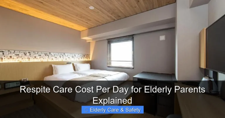 Respite Care Cost Per Day for Elderly Parents Explained