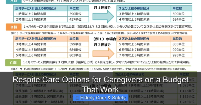Respite Care Options for Caregivers on a Budget That Work