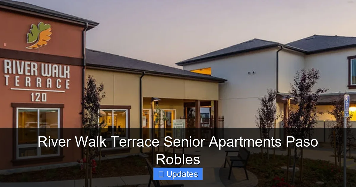 River Walk Terrace Senior Apartments Paso Robles