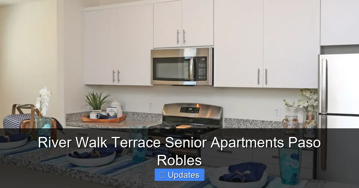 River Walk Terrace Senior Apartments Paso Robles