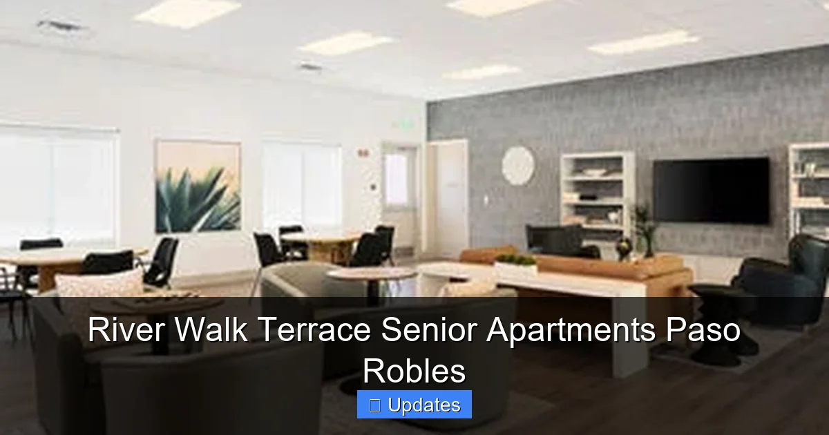 River Walk Terrace Senior Apartments Paso Robles