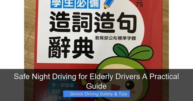Safe Night Driving for Elderly Drivers A Practical Guide