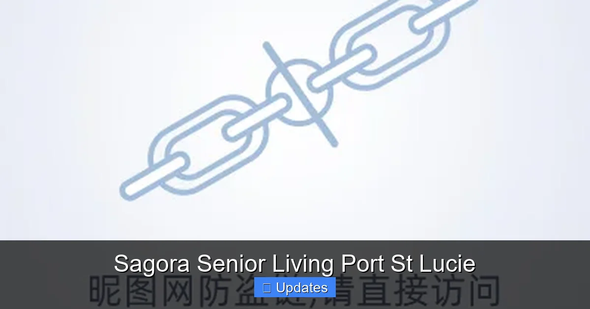Sagora Senior Living Port St Lucie