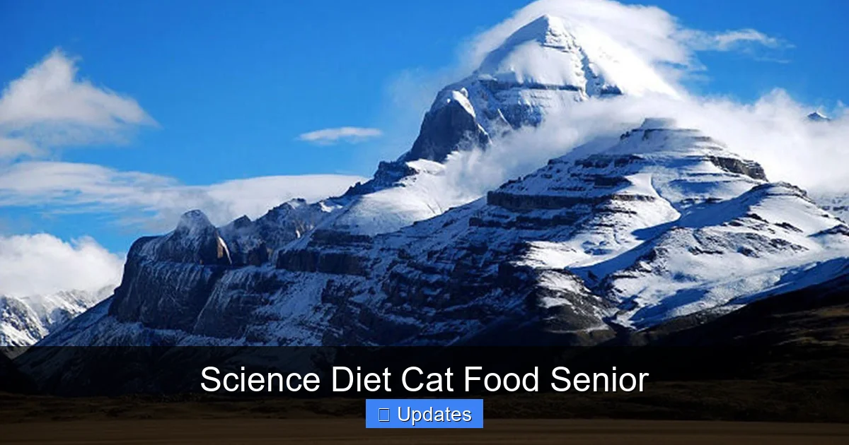 Science Diet Cat Food Senior