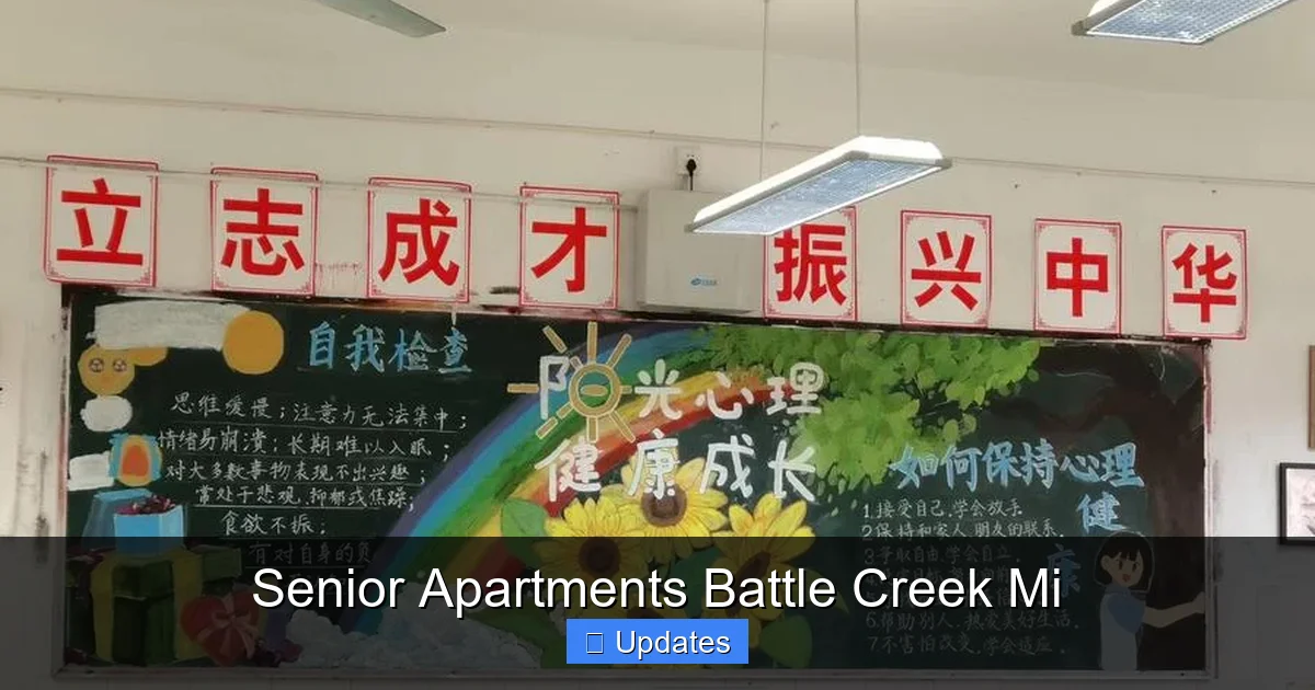 Senior Apartments Battle Creek Mi
