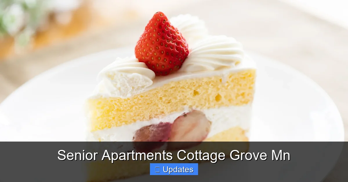 Senior Apartments Cottage Grove Mn