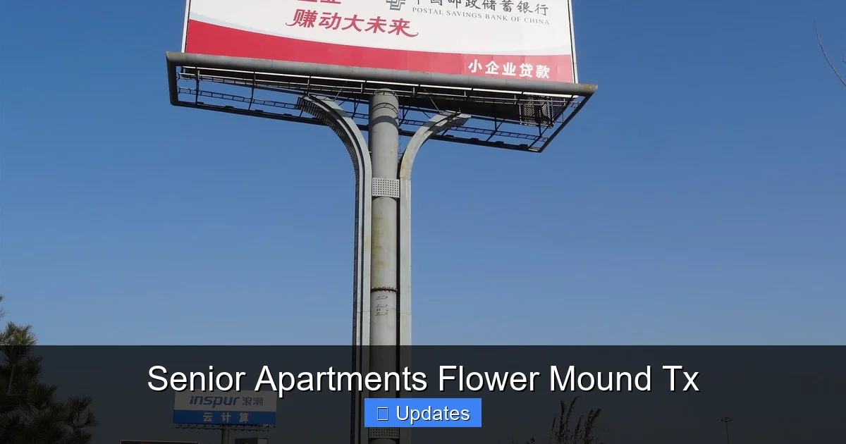 Senior Apartments Flower Mound Tx