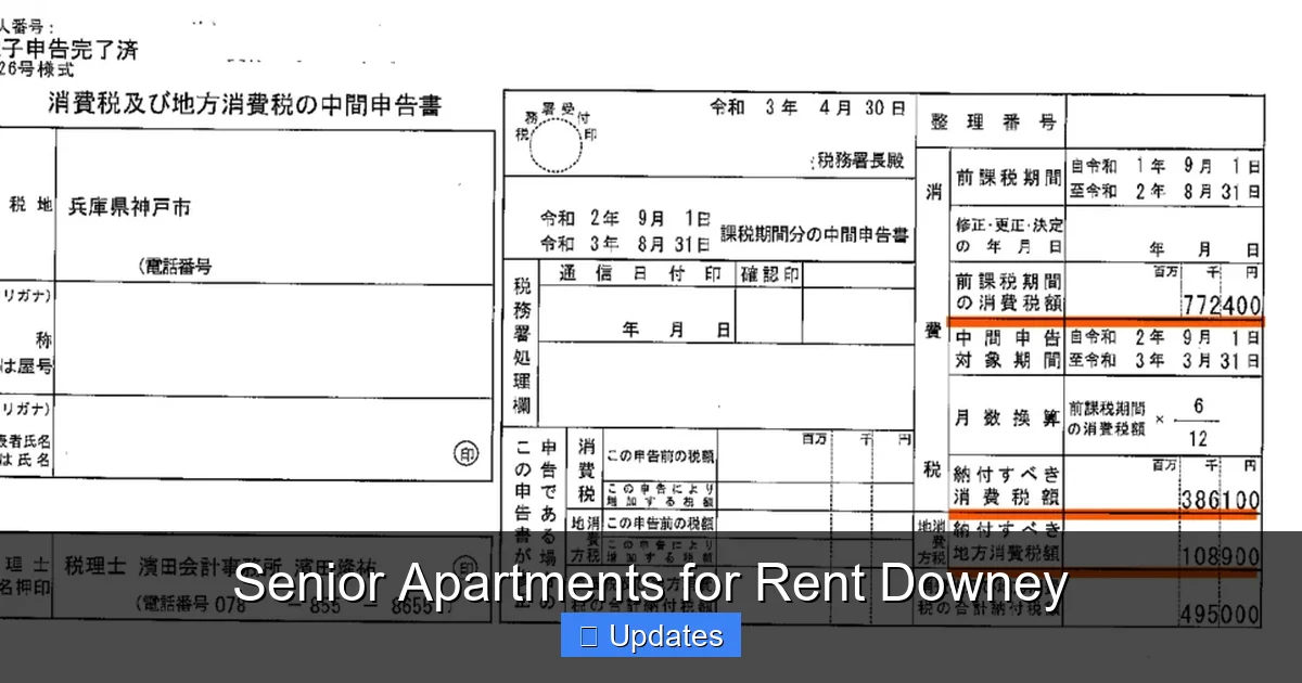 Senior Apartments for Rent Downey
