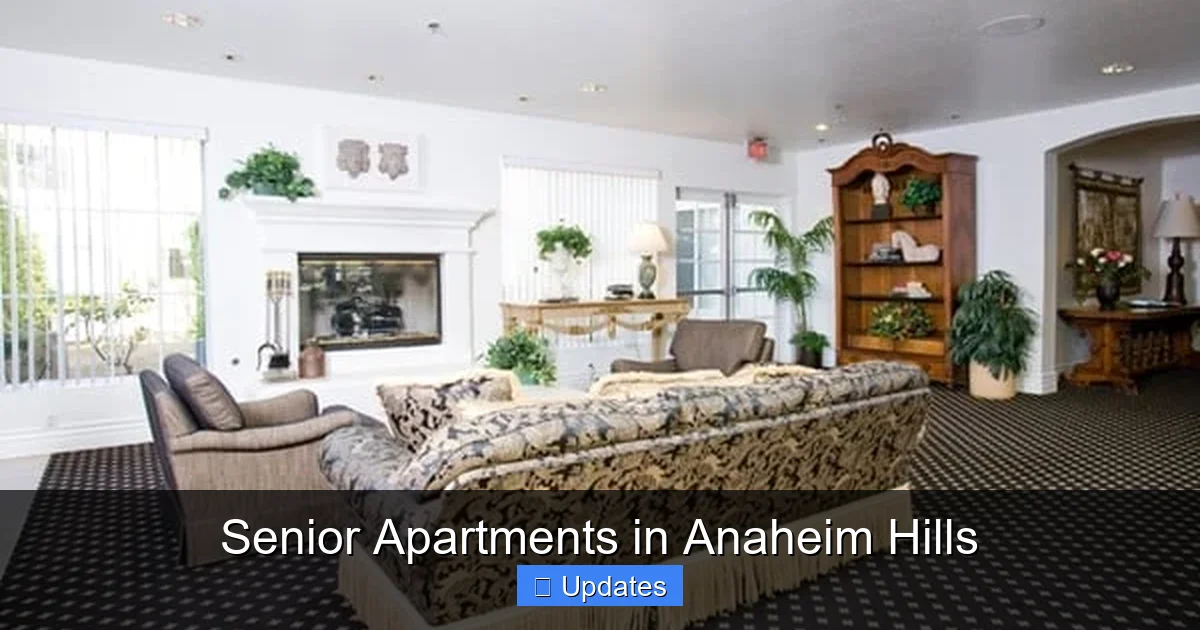 Senior Apartments in Anaheim Hills